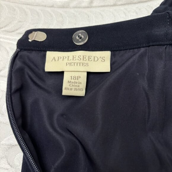 Appleseed's Navy Blue Skirt, 18P - Picture 8 of 8